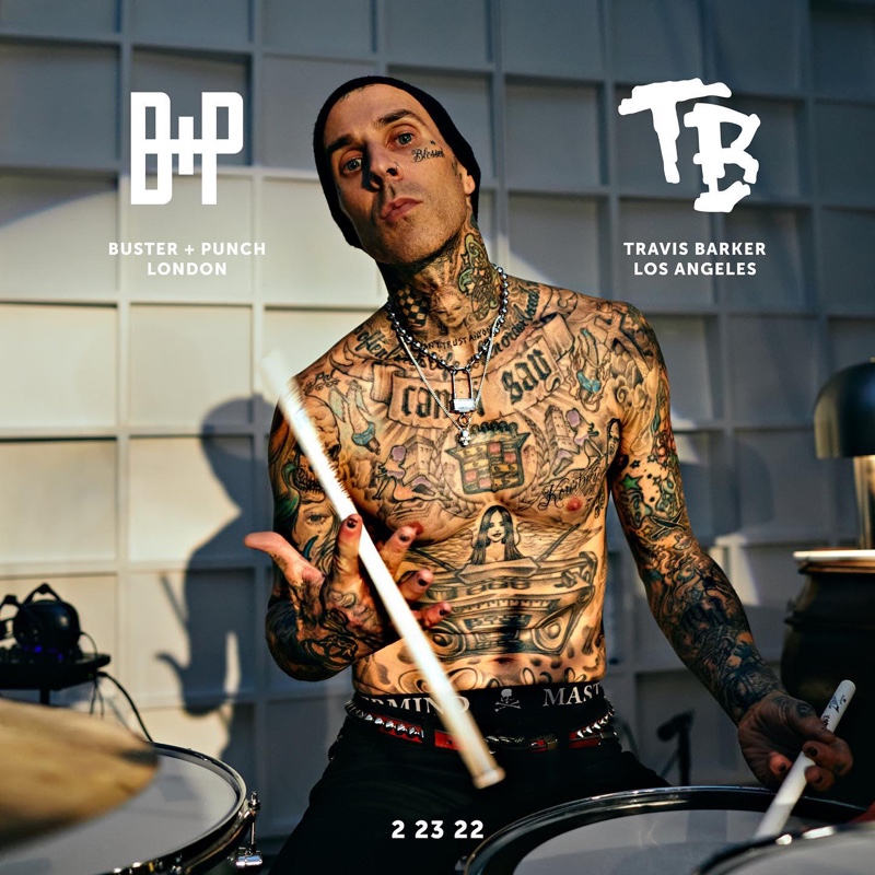 Buster & Punch X The Skull Collection by Travis Barker